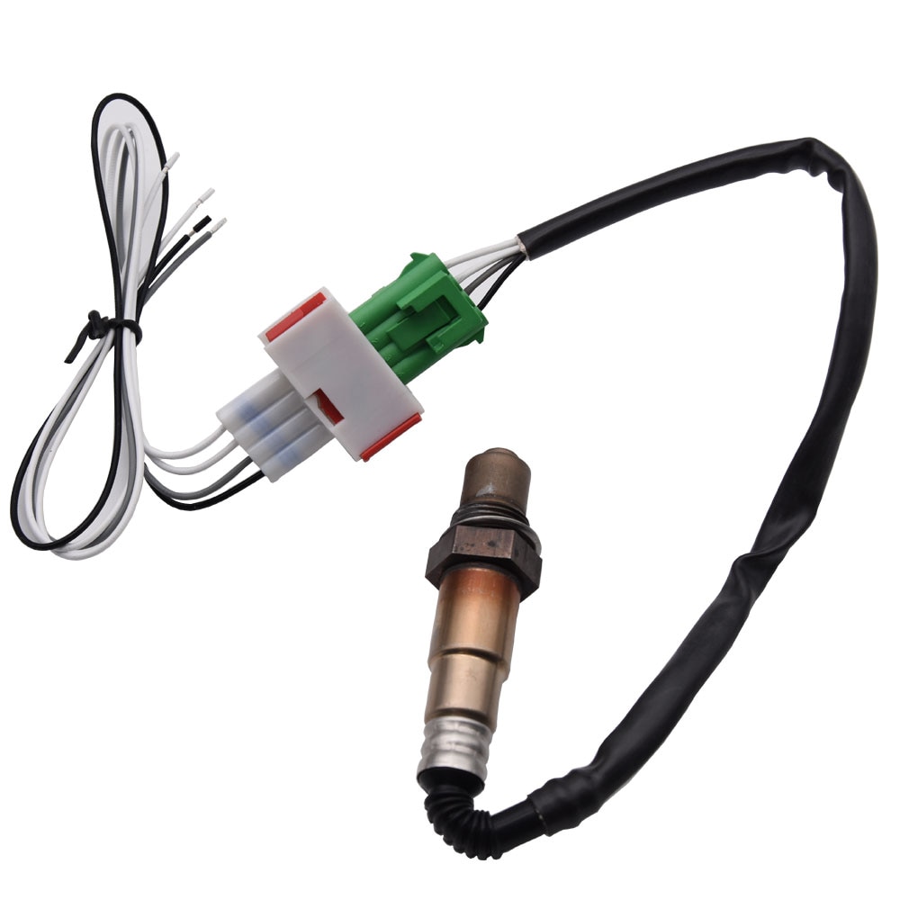 2 Cal cyfrowy 52mm wskaźnik zużycia paliwa powietrza z wąskopasmowym O2 czujnik tlenu licznik samochodowy dla 12V samochód niebieski wyświetlacz doprowadziło przydymione soczewki: czujnik