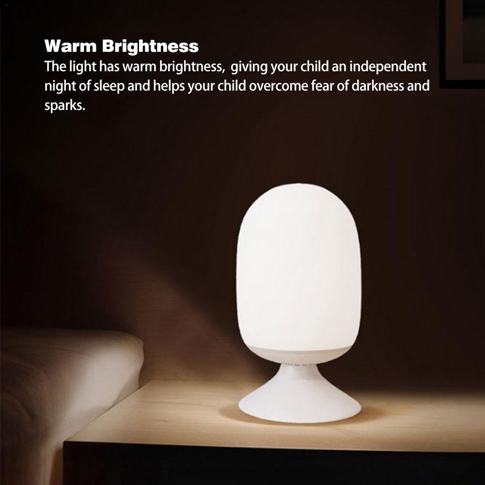 USB powered LED 3D Night Light Innovative Button Switch Led Table Lamp white light for Bedroom Bedside