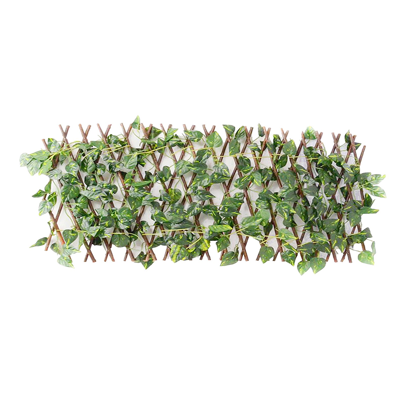 Garden Fence Expandable Faux Ivy Plant for Home Garden Outdoor Balcony Decor