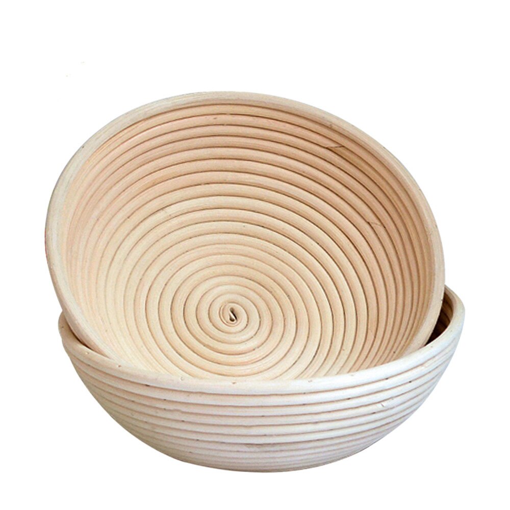 hogares Roung formas de fermentación, cesta de mimbre, país barra de pan de masa Banneton prueba que cestas