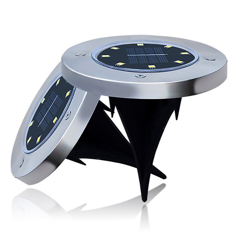 Waterproof Solar Power Ground Buried Lights Floor Outdoor Garden Lawn Path Lamp