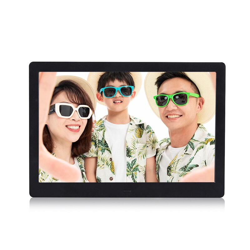 wall mounting digital photo album 12 inch electronic video photo frame vfd display headphone speaker driver