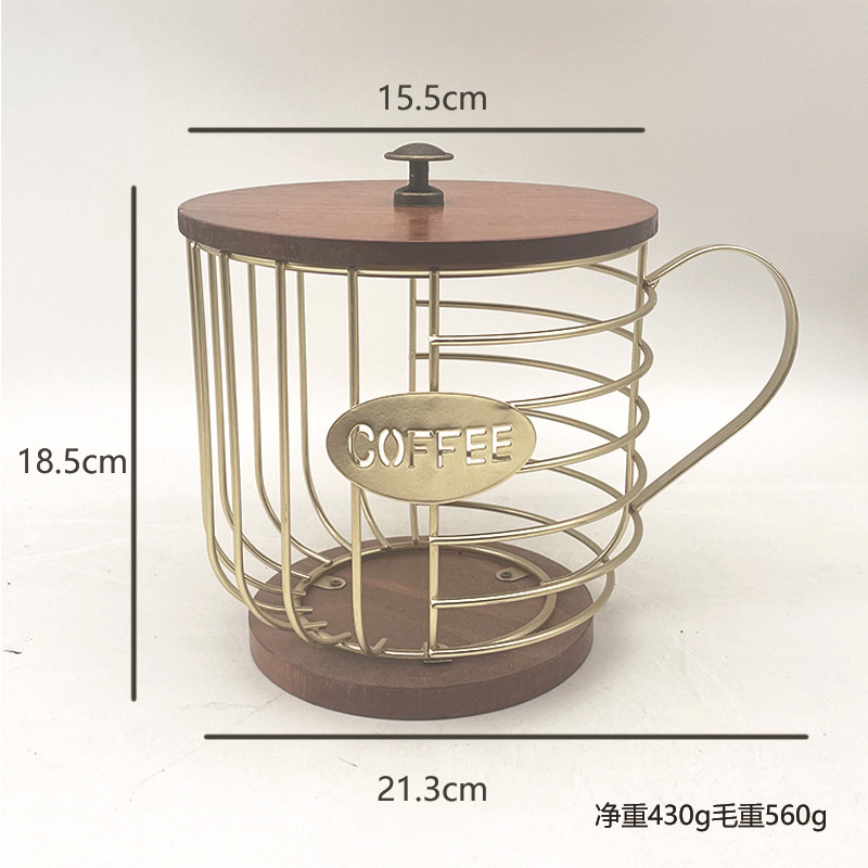 Porte-dosette de café pour tasses K, porte-gobelets K pour comptoir, organisateur de dosettes de café en forme de tasse, panier de rangement de dosettes de café pour café B: Terne