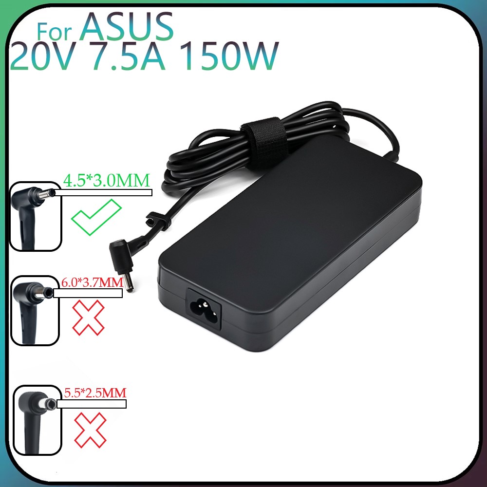 20V 7,5A 150W ADP-150CH B 4,5*3,0mm AC Adapter Laptop Ladegerät Für ASUS TUF GAMING X571L F571G F571L VX60G Netzteil