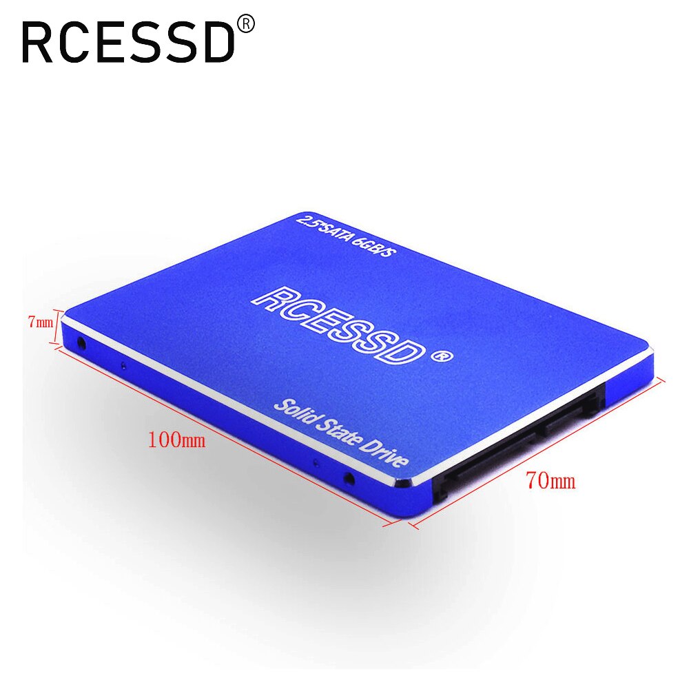 RCESSD bleu SSD 2.5 ''SATA3 Hdd SSD 120 go ssd 240 go SSD 512 go interne ssd disque dur à semi-conducteurs disque dur SSD 1 to ordinateur de bureau