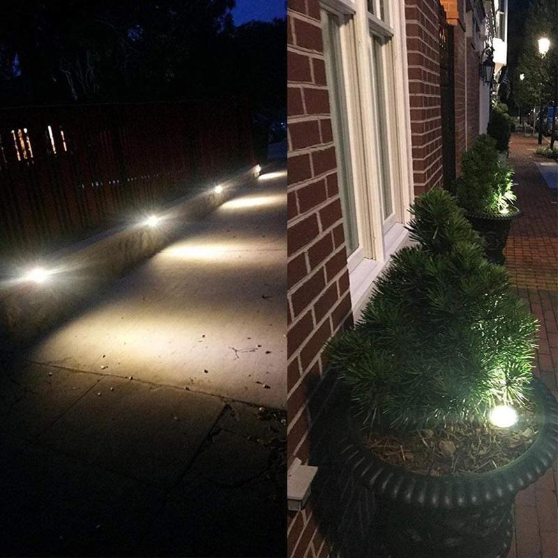 Outdoor Bodenstrahler LED IP68 – 3W, Warmweiß 3000K, Edelstahl 304, Für Garten, Wege & Teiche