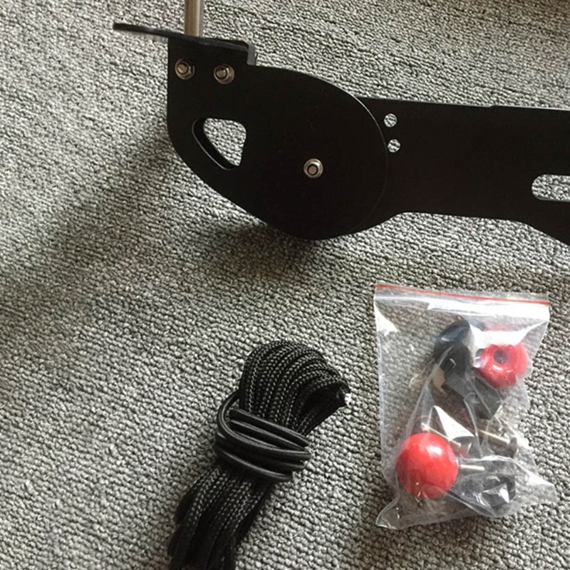 Aluminiumslegering marine båd fartøjer kano kajak ror fod kontrol retning kit sejlbåd dele styresystem