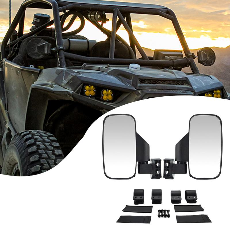 Specchietti retrovisori Utv Morsetti multipli Specchi in vetro temperato infrangibile Specchietti retrovisori Utv Specchietti laterali Specchietti laterali