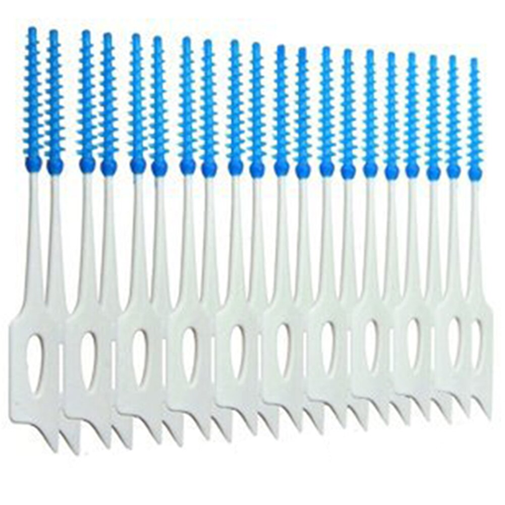 40Pcs Tanden Poetsen Spleet Tussen Tanden Tandenborstel Schoonmaken Tool Tanden Care Dental Interdentale Borstel