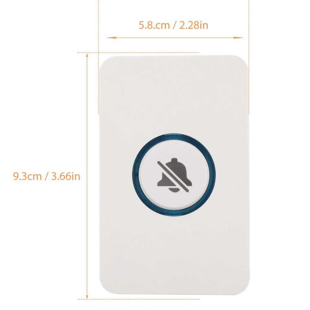 1pc Simple Wireless Electronic Doorbell Smart Remote Controller Door Chime