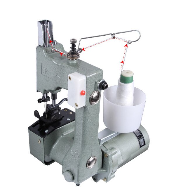 220V GK9-2 Kleine Tragbare Elektrische Abdichtung Maschine Abdichtung Maschine Gewebt Tasche 130W 12000RPM