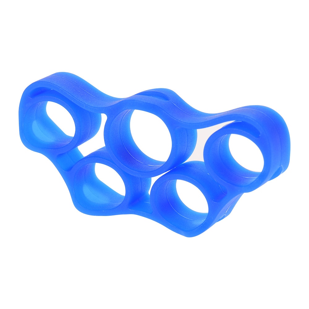 Elastische Siliconen Vinger Puller Vinger Sterkte Spanning Trainer Oefening Tool Beoefenen Gitaren Ukulele Piano Vijf Kleuren Willekeurige