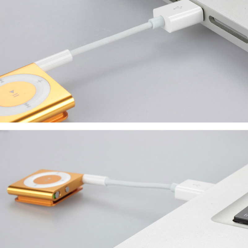 Cavo di ricarica MP3 Jack da 3,5 mm a USB 2.0 Adattatore Audio per trasferimento caricabatterie per sincronizzazione dati per iPod mescolare 3rd 4th 5th 6th 7th