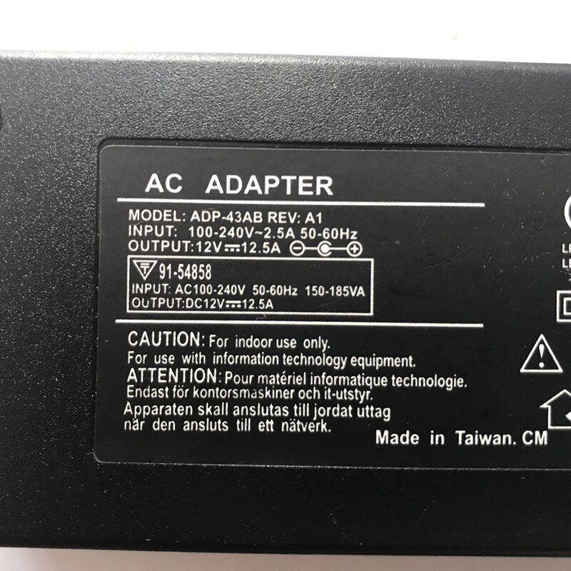Ac Dc Adapter 5.5*2.5Mm Jack 12 Volt Voeding Adapter 110 220V Naar 12 V 1A 2A 3A 4A 5A 6A 8A Power Adapter Betere: EU PLUG / 12V 12.5A  150W