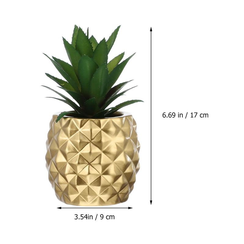 Simulation Pineapple Ornament Chic Pineapple Decor Pineapple Tabletop Ornament