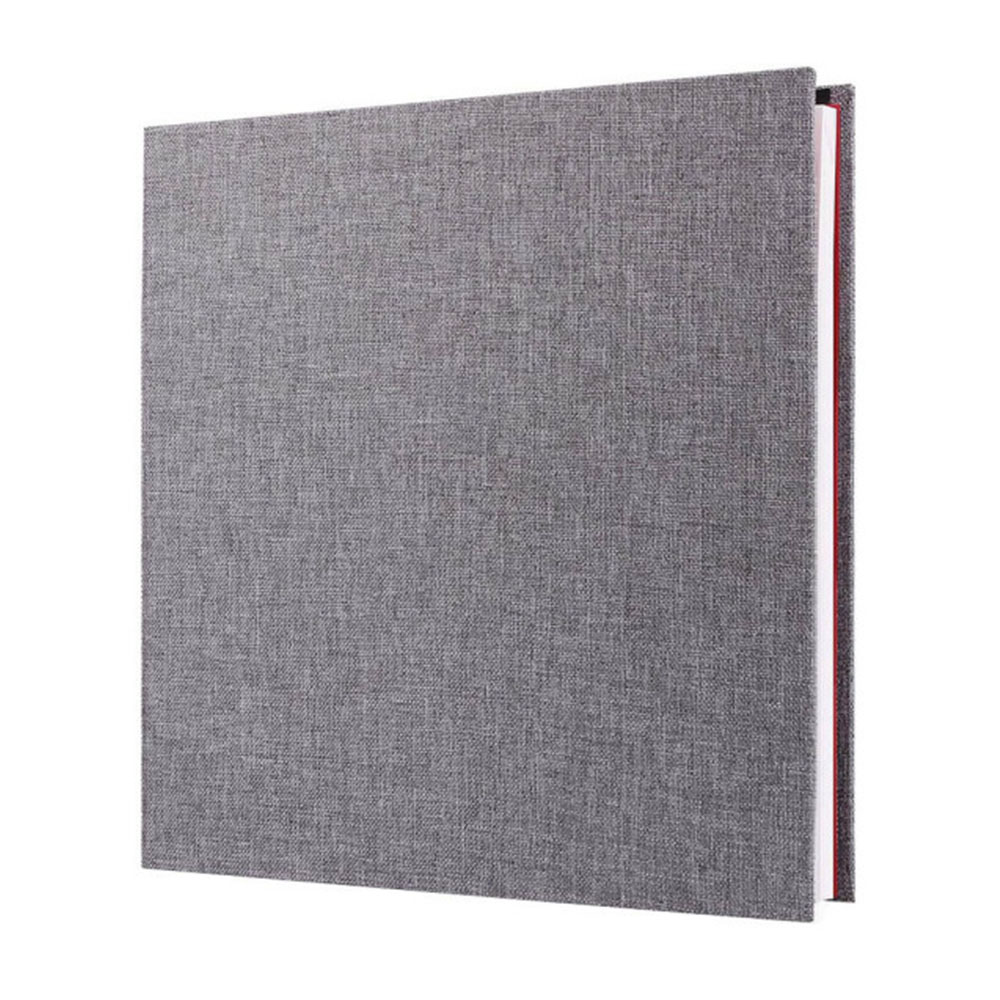 Selvklebende fotoalbum magnetisk utklippsbok album lin kunst gjør det selv 40 sider lin hardcover bryllup baby familie reise
