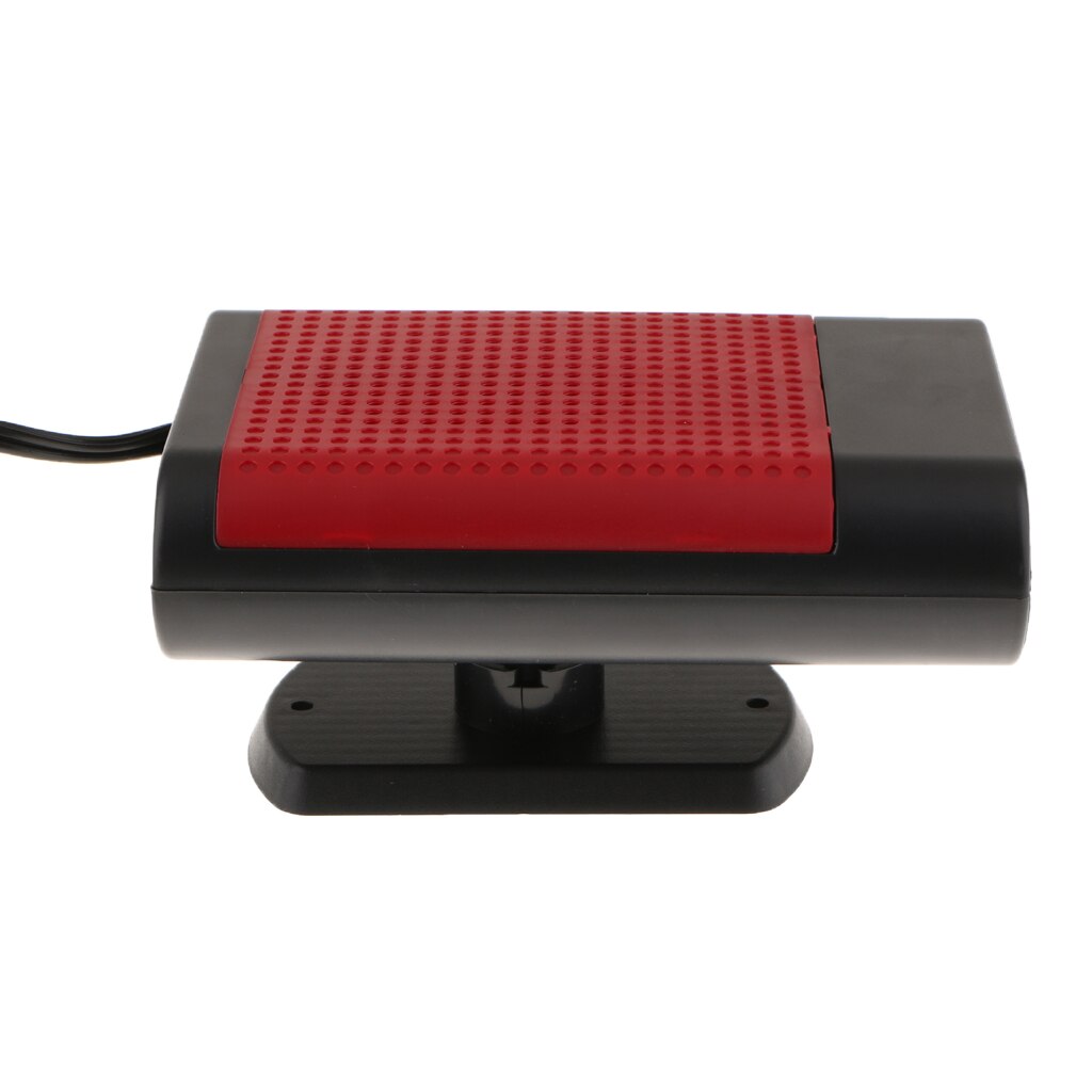 12V Portable Heating Cooling Heater Fan Car Auto Defroster Demister 150W Efficient Heat Dissipation: Red