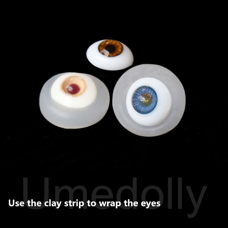 1 Uds. 1/6 1/4 1/3 muñecas SD BJD Eyeballs accesorios de muñecas de arcilla para BJD ojos Eyeballs Sticking barro arcilla Juguetes DIY