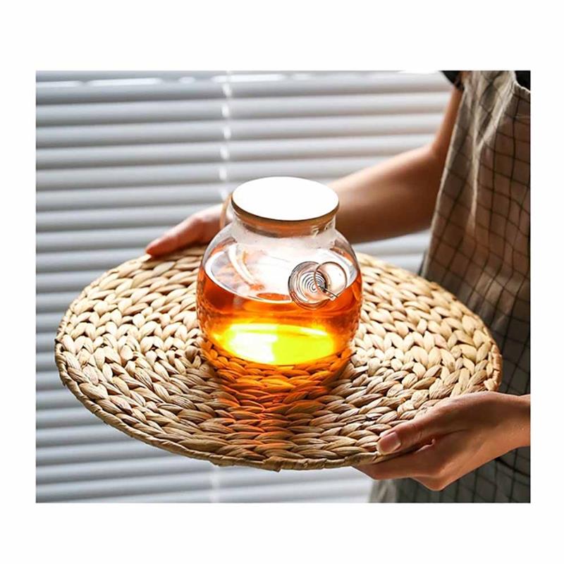 Manteles Individuales redondos de ratán para mesa ... – Grandado