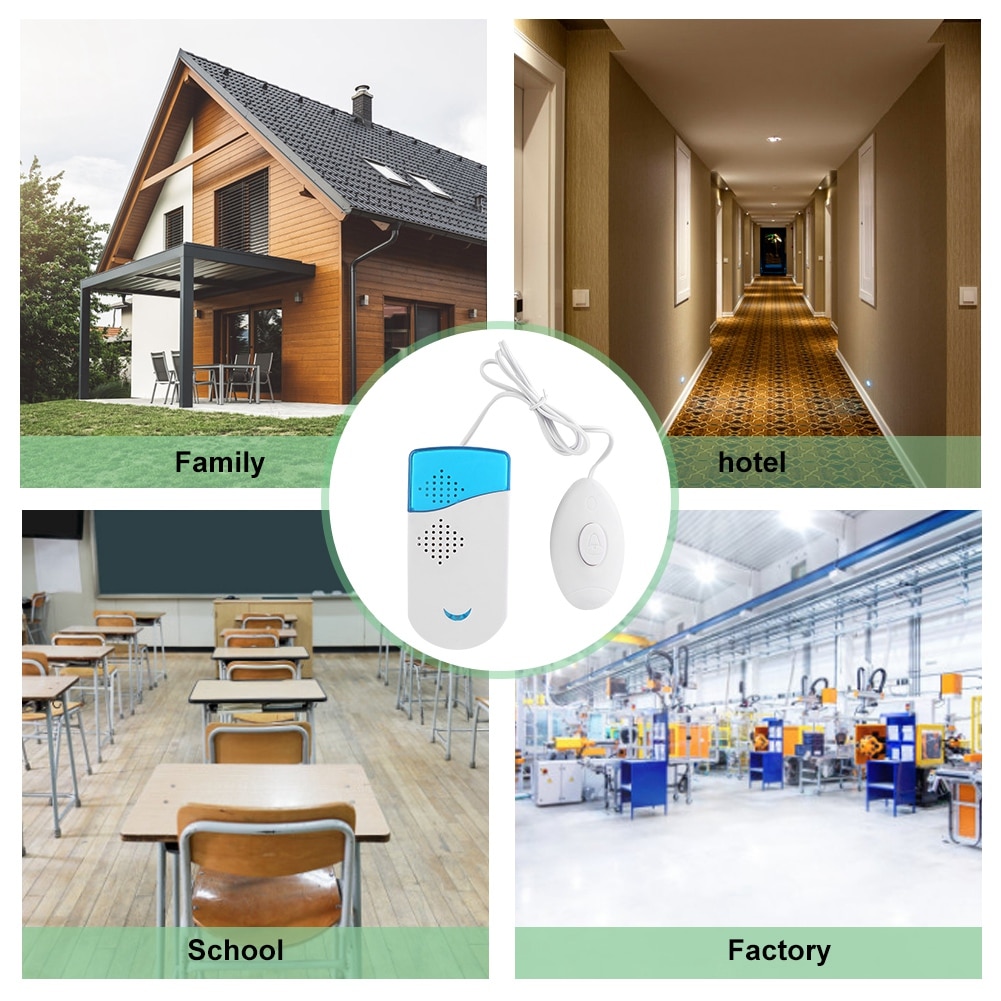 Wired Doorbell Anti-Interference Chime Wall Mounted Doorbells Home Door Ring Bell Security Access Control System​​