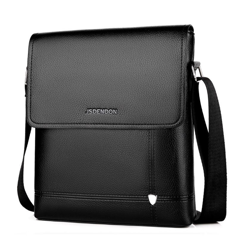 PU Men Brand Composite Leather Bag Casual Male Shoulder Briefcase Kangaroo Messenger Briefcases