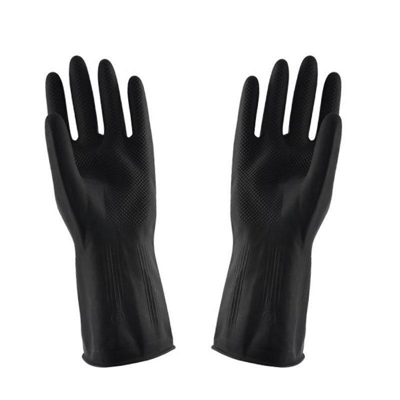 Thickened Acid Alkali Resistant Gloves Safety Industrial Latex Gloves for Workplace Chemical Garden Dish-washing Dusting