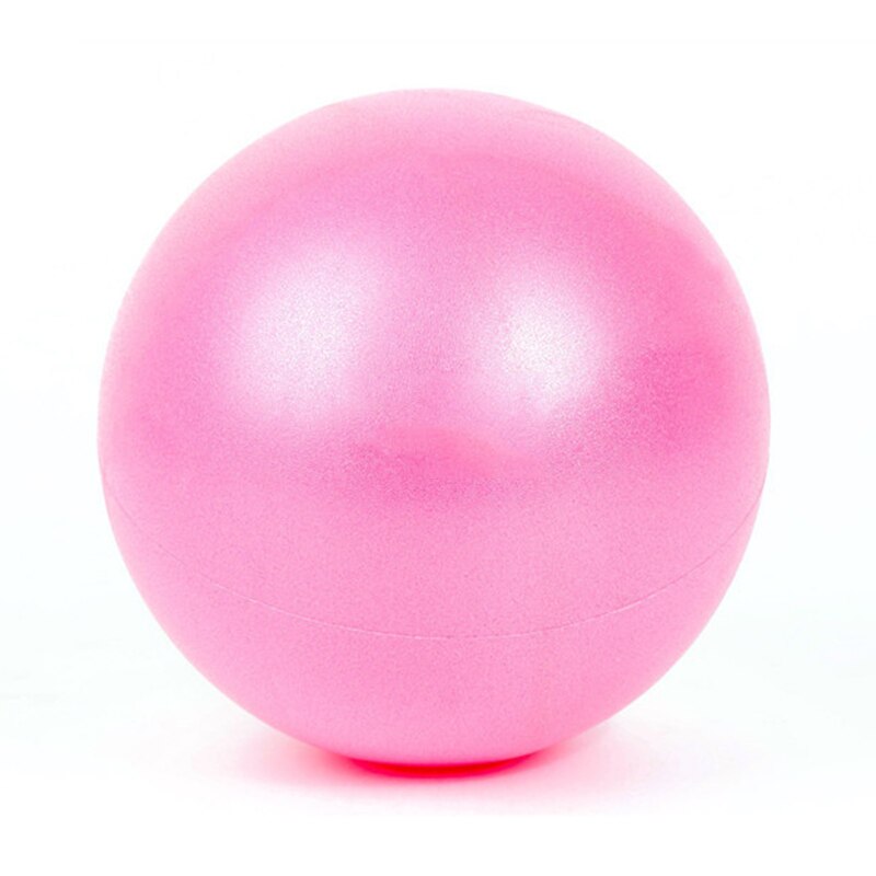 25cm Yoga Ball Exercise Gymnastic Fitness Pilates Ball Balance Exercise Gym Yoga Core Ball Indoor Training Yoga Ball: Pink