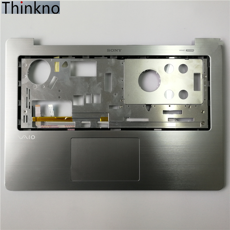 for SONY SVF14N series SVF14NA28T SVF14N25CXB SVF14N13CXS SVF14N16CXS SVF14N21CXS Silver palmrest Upper cover with touchpad