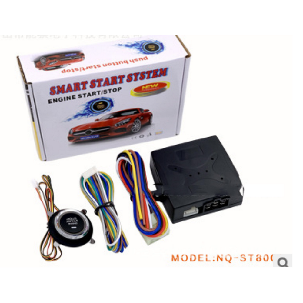 Car Engine Push Start Button Ignition Starter Keyless Engine Start Stop Push Button Start Stop Button Remote Engine Start: Default Title