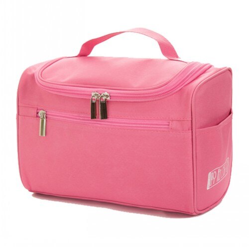 Vrouwen Cosmetische Bag Vrouwelijke Schoonheidsspecialiste Make-Up Tas Multifunctionele Cosmetica Organizer Reizen Badkamer Wassen Tassen: Pink Makeup Bag