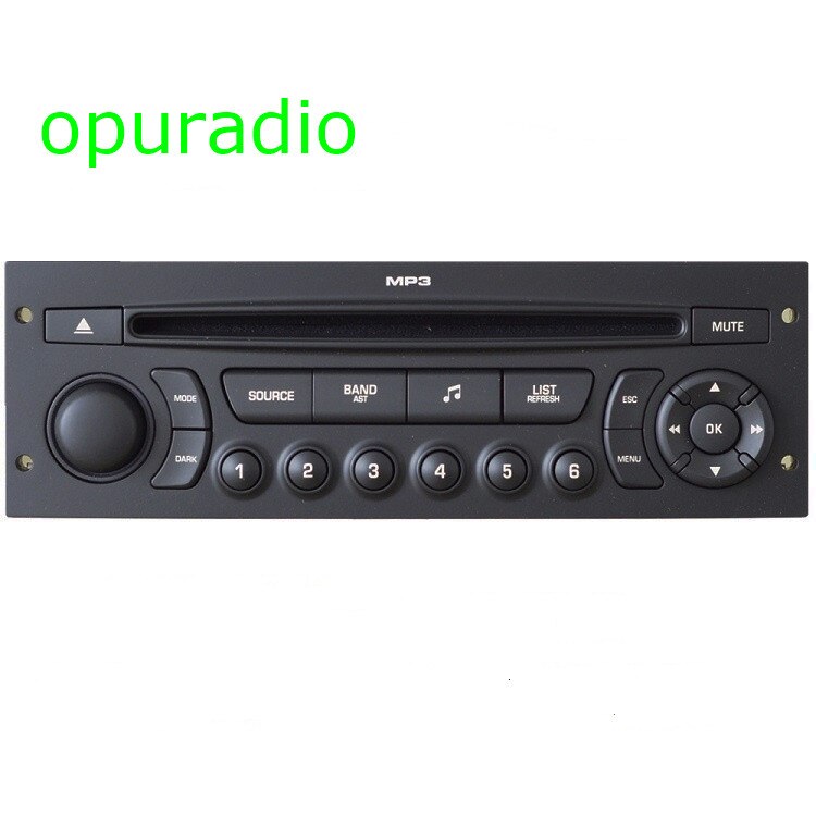 GENUINE RD45 Car Radio with CD USB Bluetooth for Peugeot 207 206 307 308 807 Citroen C2 C3 C4 C5 C8 (set VIN code yourself)