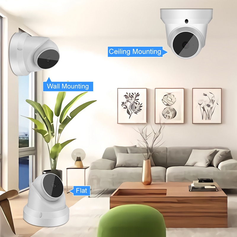 1080p ip kamera indendørs wifi nattesyn hjem smart sikkerhed kuppel kamera videoovervågning smart hjem fea 889