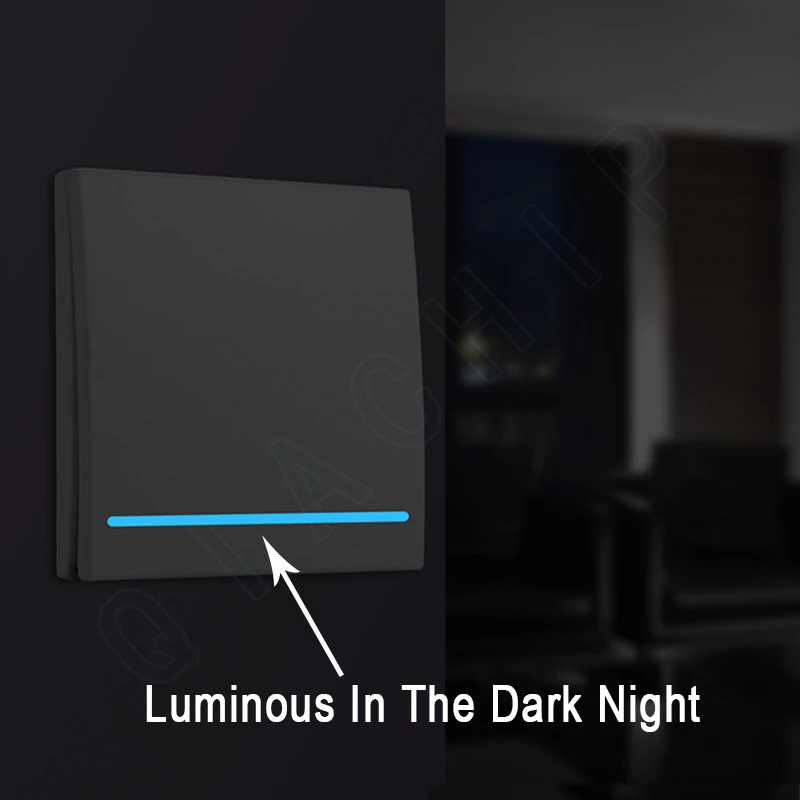 Germa Mini Module Smart Draadloze Push Schakelaar Licht 433Mhz Elektrische Home Afstandsbediening Knop Wandpaneel Op Off 220V10A led: 1 gang B