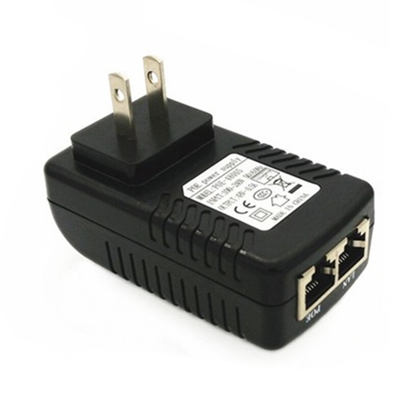 CCTV 48 V 0.5A POE prise murale Poe injecteur Ethernet adaptateur convertisseur Ip caméra POE téléphone alimentation nous ue prise directe