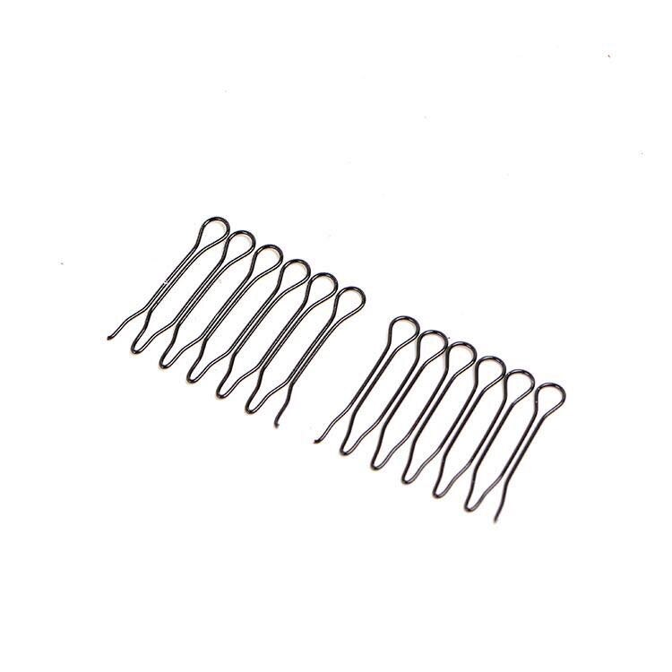 Pinces à cheveux invisibles pour femmes, 2 pièces, accessoires pour cheveux, épingles noires, ornements, pinces noires pour chignon