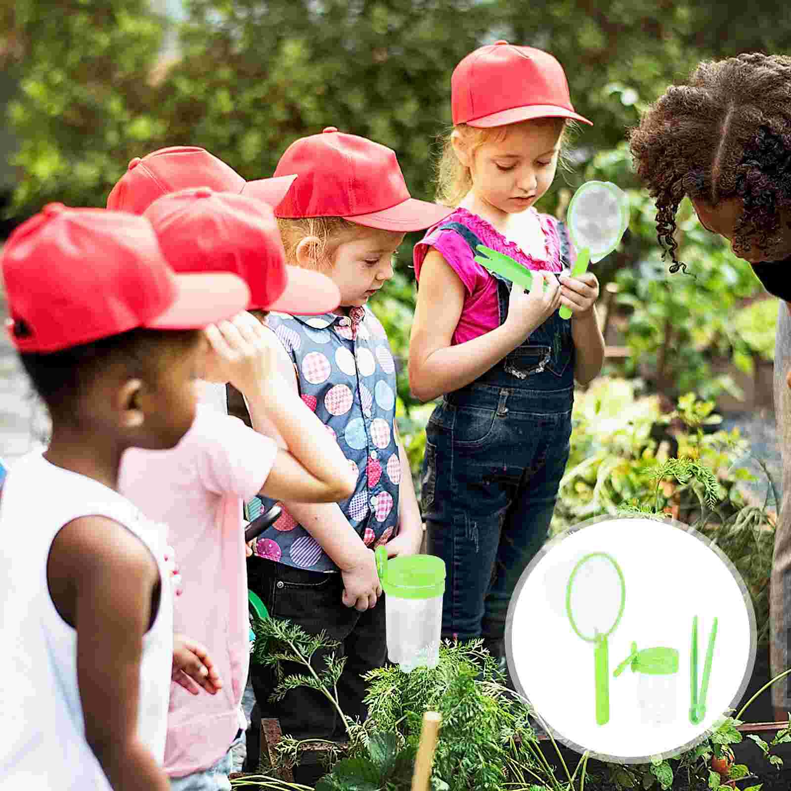 2 Sets Leven Educatief Bug Catcher Netto Kit Voor Kids Bug Collectie Explorer Kit