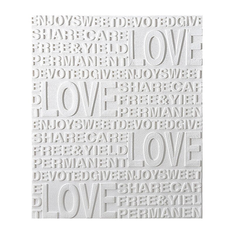 3D three-dimensional letter wall stickers bedroom daughter room decoration wallpaper self-adhesive waterproof moisture-proof