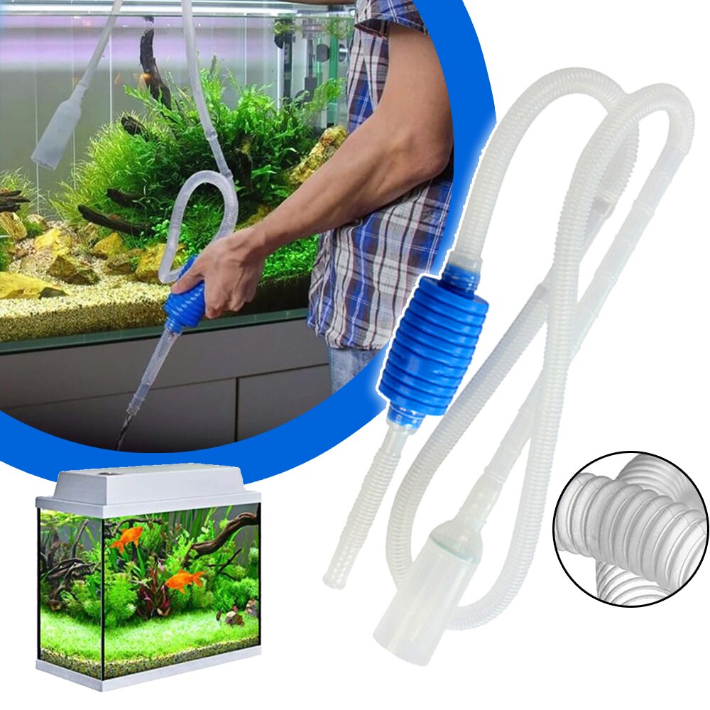 Aquarium Siphon Gravel Water Filter Aquarium Sifon Stofzuiger Pomp Schoonmaken Tool Water Veranderen Wisselaar Gravel Water Filter