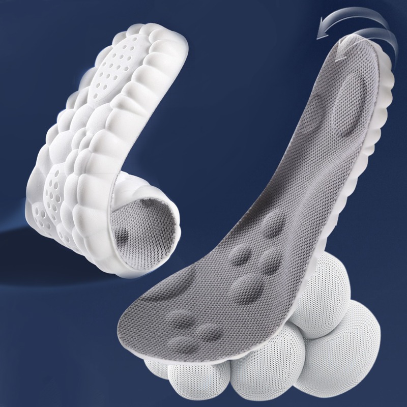 Reflexologie massage-inlegzolen voor verlichting van platvoeten, acupressuur schoeninlegzolen, verbeteren de bloedsomloop, comfortabel voor sneakers en werklaarzen