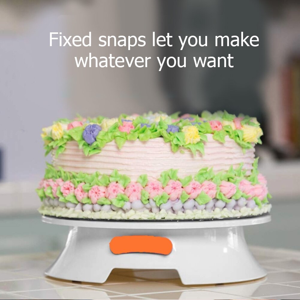 Snap Buckle Fixable Cake Turntable Stand Light Stable Cake Turntable DIY Turntable Baking Cake Tool Selling