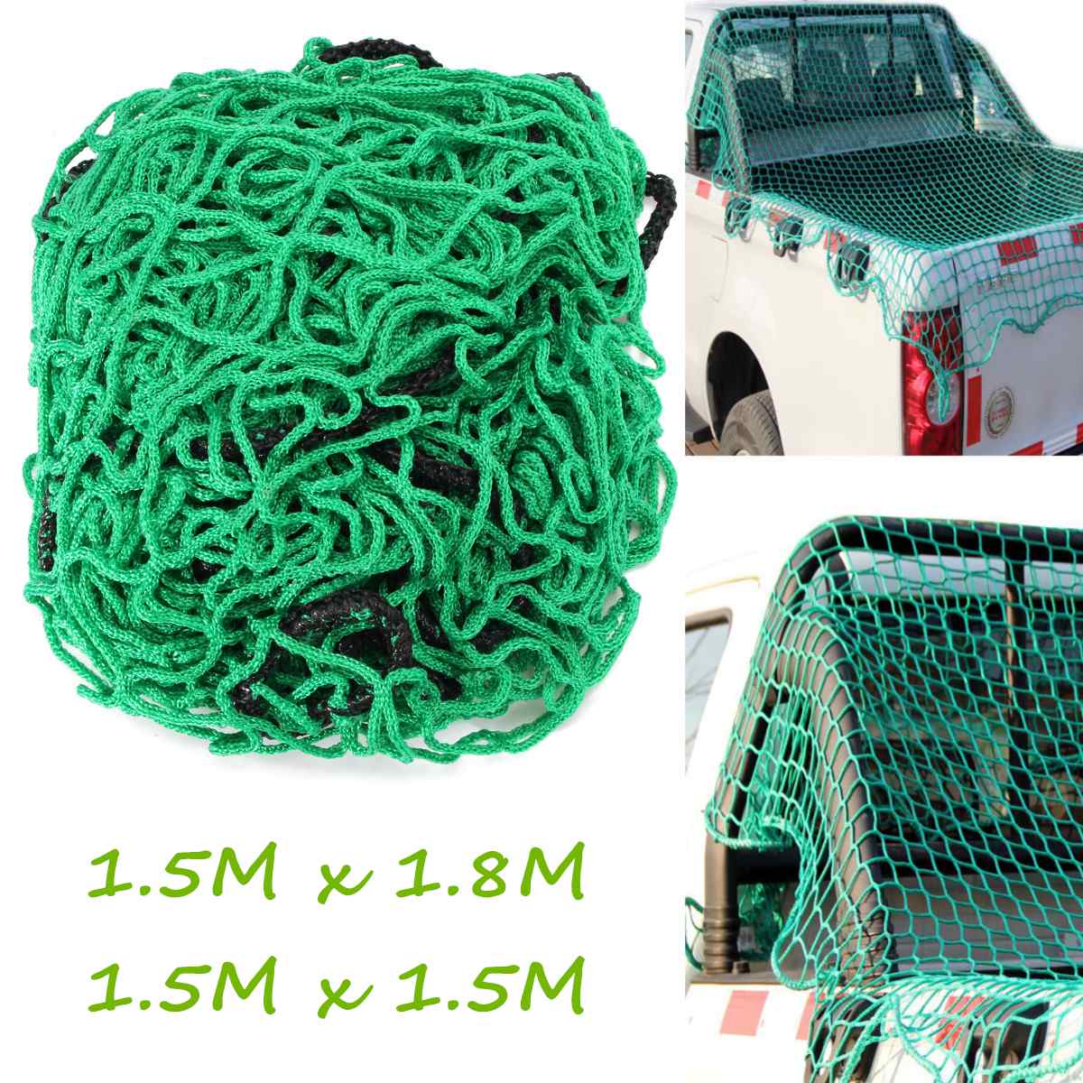 Luggage Net 1.5m / 1.8m Truck Net Cargo Net Powerful Heavy Cargo Net Pickup Truck Truck Trailer Trash Box Extended Net Cover