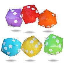 30*30cm Giant Inflatable Air Number Dice Outdoor Beach Toy Party Garden Game Children Toys