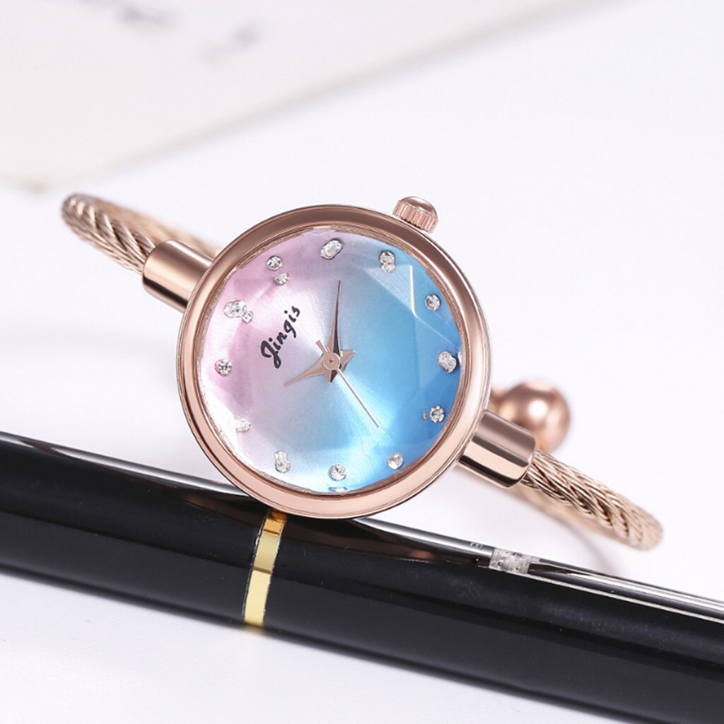 Juwel Uhr Frauen Männer Jahrgang Ozean Farbe Uhren schick Stil Armbinde Uhr Uhr retro Elegante Damen Uhr uhren para mujer