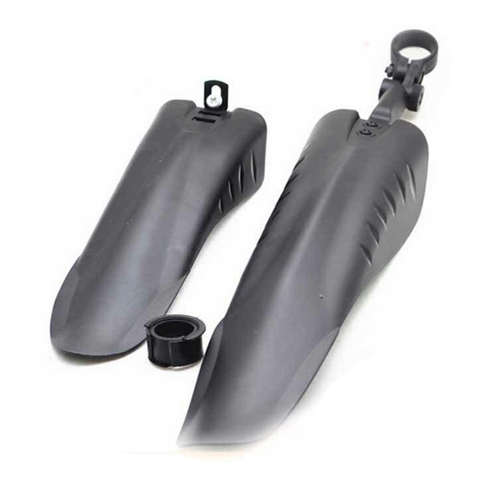 Mountain Bike Bicycle Fenders Bicycle Tire Front and Rear Mud Guards Bike Mudguard Fenders Set (Black)