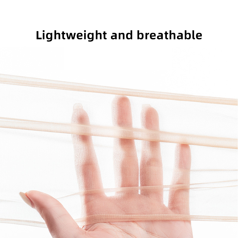 Kave zomer dunne uv-zonnebrandkousen voor dames, anti-scheurende concealersokken en panty's die de benen niet laten afglijden.