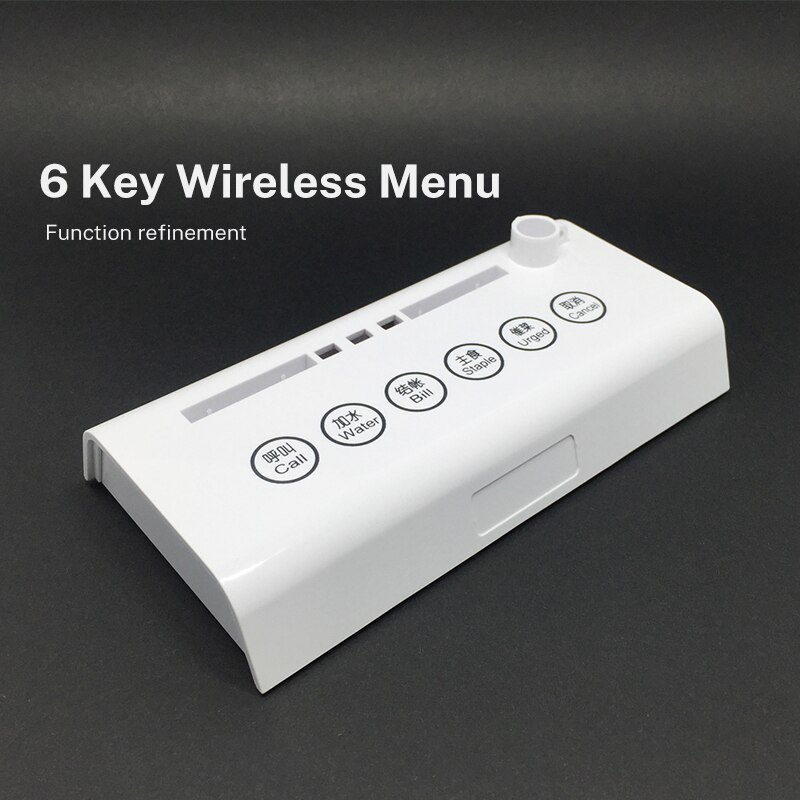 BYHUBYENG Restaurant Menu Wireless Calling Paging System Waiter Call Queue Management Pager Transmitter Fast Food Equipment