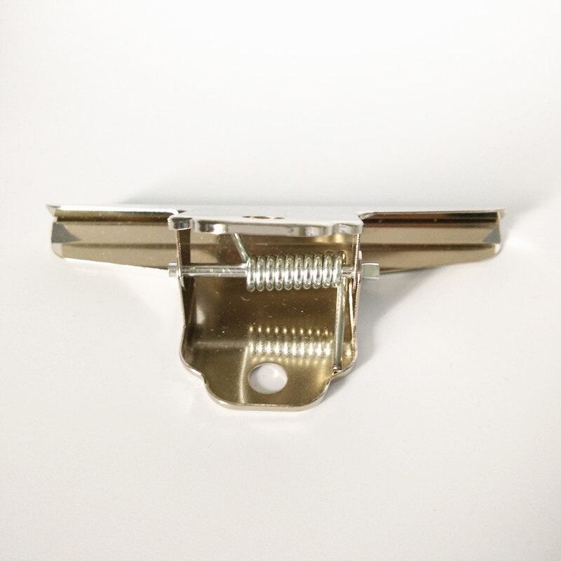 (6pcs/lot) 100mm Power metal Grip Clips silver Bulldog clip Stainless steel ticket clip stationery