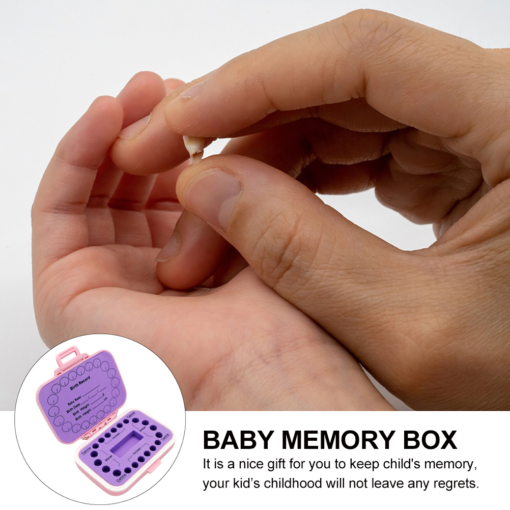 Tooth Fairy Box Baby Keepsake Box Tooth Holders for Kids Keepsake Tooth Box Case