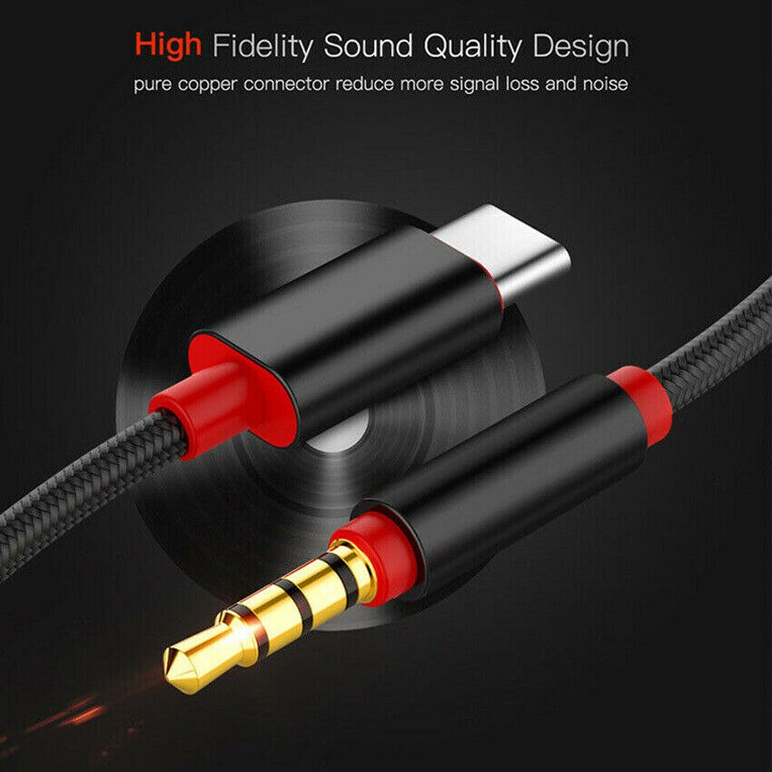 Type-C Naar 3.5Mm Jack Male Audio Aux Kabel Male Naar USB-C Stereo Adapter Connector Oortelefoon Kabel Adapter converter Voor Xiaomi