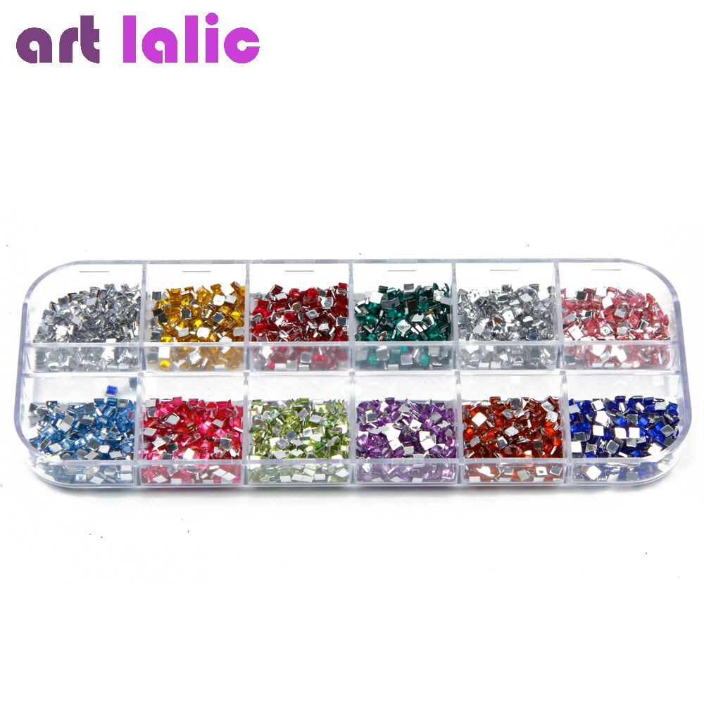 3000Pcs Nail Art Rhinestones Mix Kleur Teardrop Nagels Sticker Gems Crystal Deco Glitters Mooie Nail Decoratie